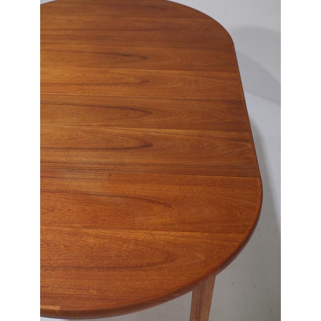 Danish Extendable Round Dining Table in Teak from Skovby Møbelfabrik, 1960s For Sale - Image 13 of 18