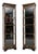 Antique Edwardian Lacquered Chinoiserie Display Cabinets, 1900, Set of 2 For Sale