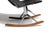 Mid 20th Century Gerald McCabe for Brown Saltman Steel and Walnut Mid-Century Rocking Chair, Attributed For Sale - Image 5 of 12