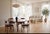 Elegant vintage Scandinavian dining set from the mid-century era, dating back to the 1950s and 1960s. The round/oval...