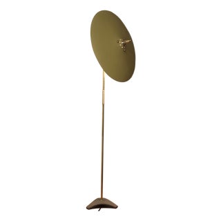 Mid-Century Modern Floor Lamp with Adjustable Shade, 1950s For Sale