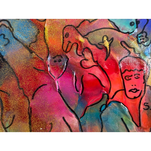 Original Abstract Painting Serg Graff "The Primordial World" Surreal Fantasy Art For Sale In Jacksonville, FL - Image 6 of 11