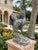 Vintage Cast Iron Country Rooster Garden Statue For Sale - Image 9 of 12
