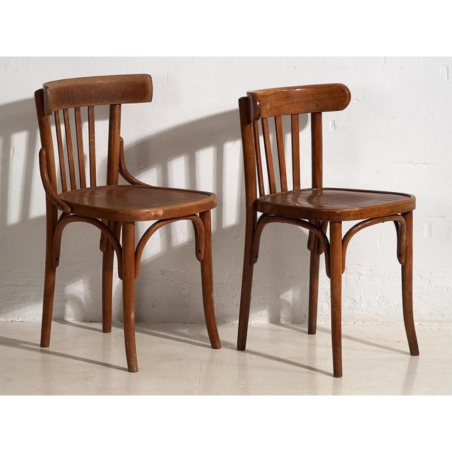 Set of Bistro Chairs from Thonet, 1900s For Sale - Image 3 of 15