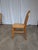 Vintage wooden rare dining chairs with cane seat and cane backrest. Chairs are designed in mid-century style. They were...