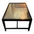Noir Antiqued Mirrored Coffee Table For Sale