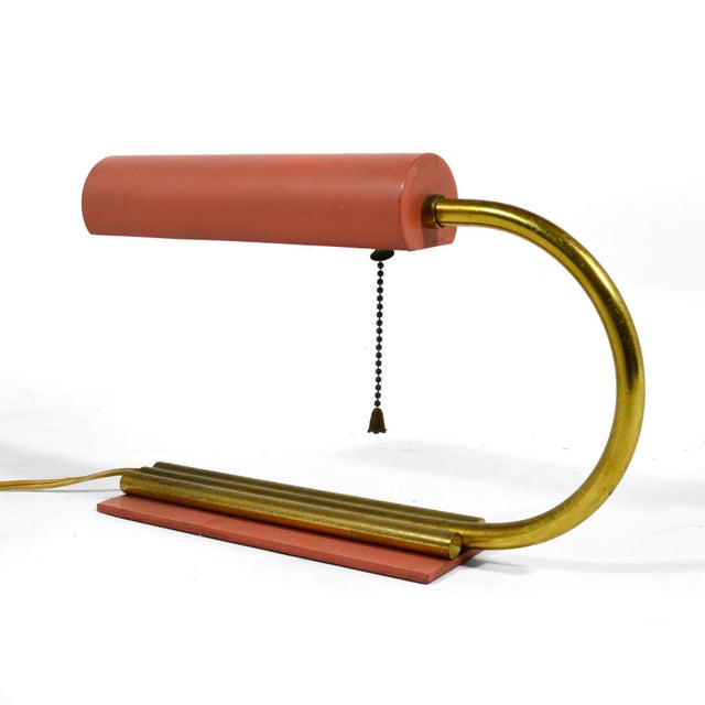 Metal Gilbert Rohde Style Midcentury Desk Lamp For Sale - Image 7 of 10