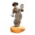 Vintage Fay Avishay 925 Sterling Silver Musician Sculpture Double Bass Cellist Israel For Sale