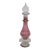 Miniature Hand Blown Egyptian Pink Glass Empty Perfume Bottle With Stopper 5110b For Sale