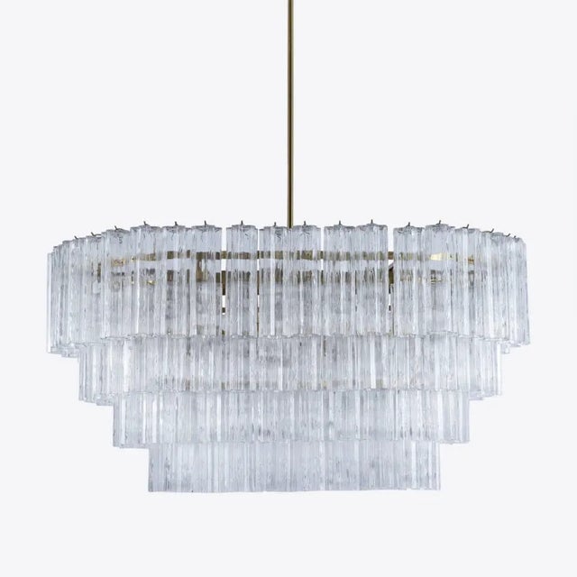 Early 21st Century Clear Dining Treviso Chandelier from Pure White Lines For Sale - Image 5 of 6