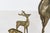 Brass Mid-Century Brass Deer Family, Set of 4 | Large Stag and Fawns For Sale - Image 8 of 15
