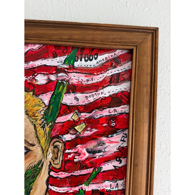 Large Serg Graff "American Legend" Mixed Media Original Contemporary Painting For Sale - Image 12 of 12