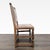 Traditional Vintage Dining Side Chair With Carved Finials and Nailhead Trim For Sale - Image 3 of 8