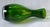 Mid-Century Modern Vintage Green Art Glass Vase For Sale - Image 3 of 9
