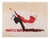Raymond Moretti, Rimbaud's Illuminations in Black and Red, Lithograph For Sale