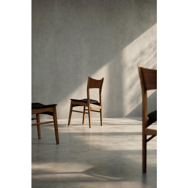 Mid-Century Scandinavian Modern Dining Chairs in Beech and Teak, 1960s, Set of 4 For Sale - Image 18 of 18