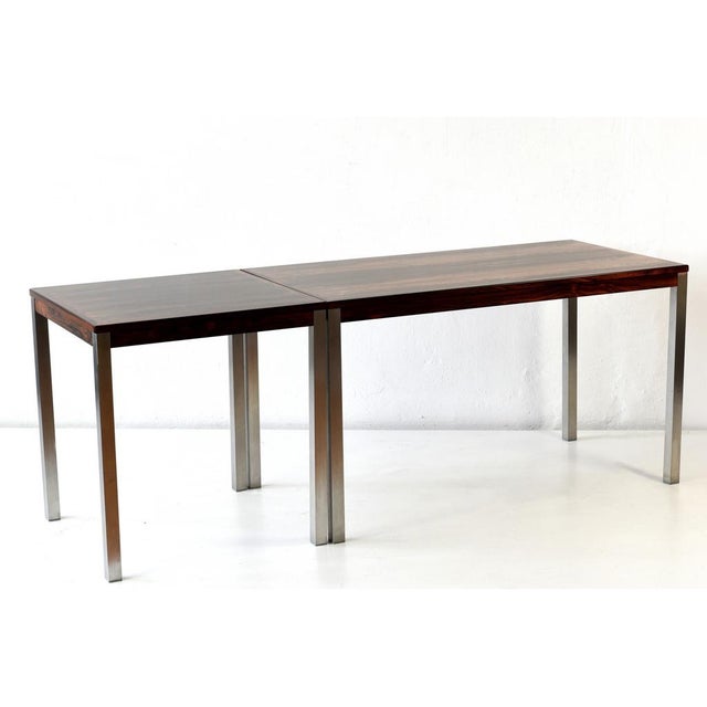 Mid-Century Modern Danish Rosewood Dining Tables, 1960s, Set of 2 For Sale - Image 3 of 10