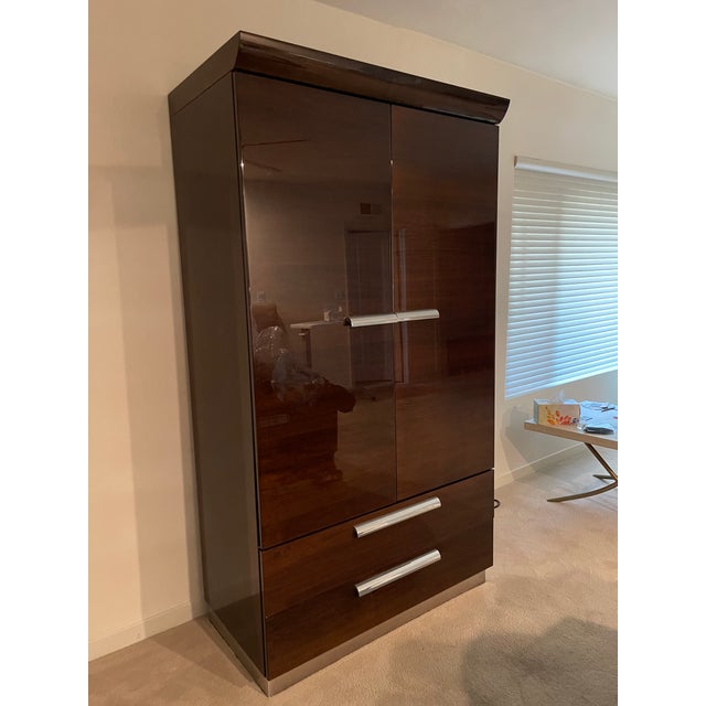 Modern 5th Avenue Armoire by Giorgio Soressi for Malerba, Italy For Sale - Image 3 of 11