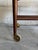 Mid 20th Century Vintage Danish Modern Teak Bar Cart Serving Trolley on Casters For Sale - Image 5 of 9