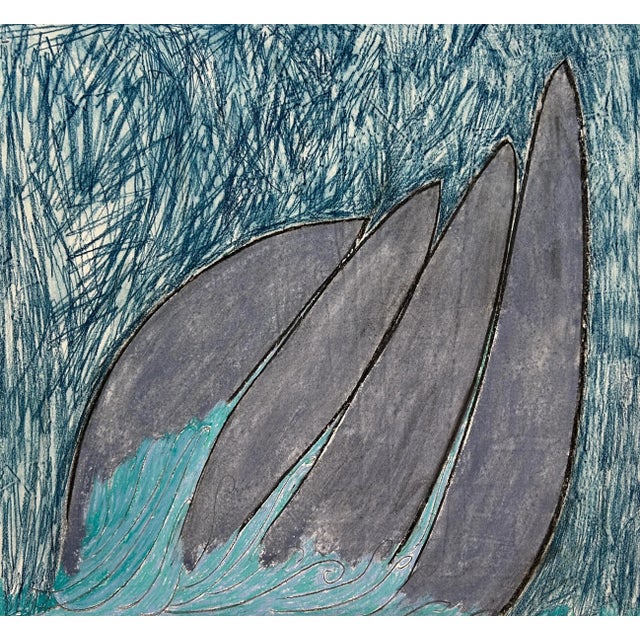 Original pastel drawing on paper by Erik Sulander.. Matte/framing shown is not included and is provided only suggestive as...