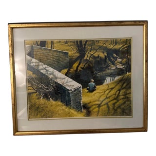 Vintage Robert W. Addison "Hideaway" Signed Artist Proof Serigraph For Sale