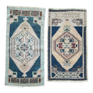 Turkish Small Rug - Set of Two