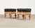 Pair of Empire Aesthetic Leather Giltwood Ottoman Footstools For Sale - Image 10 of 18