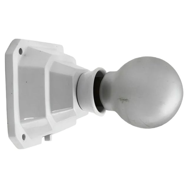 Bauhaus Porcelain Wall Lamp, Germany, 1920s For Sale