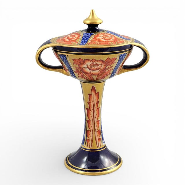 Antique Pedestal Vase by William Moorcroft, 1898 For Sale - Image 14 of 14
