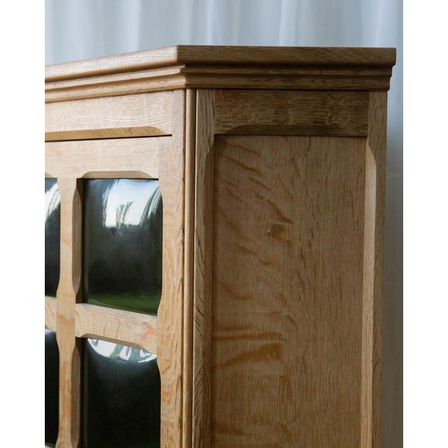 1970s Danish Oak Corner Cabinet Secretary For Sale In Columbus - Image 6 of 18