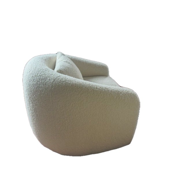 Set of 2 Designer Custom Made Swivel Chairs For Sale - Image 4 of 10