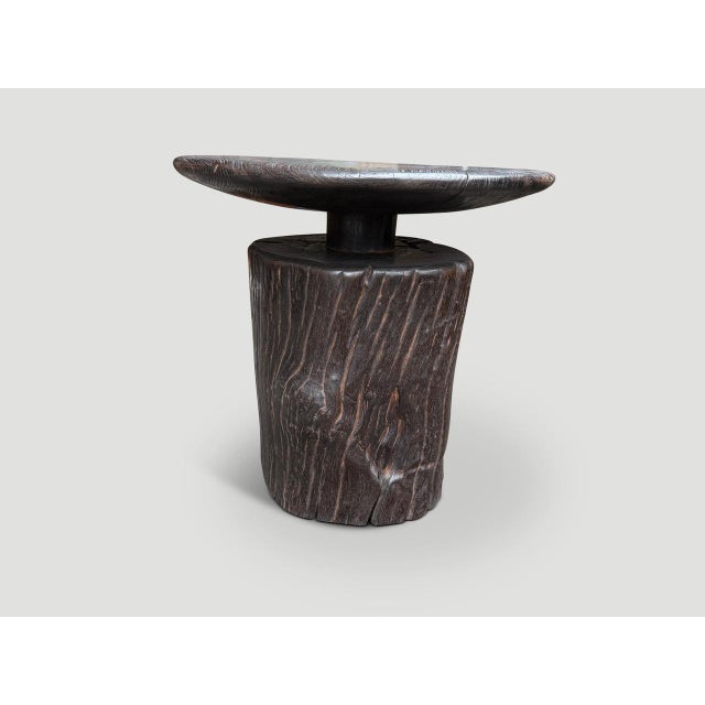 Andrianna Shamaris Impressive Century Old Side Table or Entry Table For Sale - Image 11 of 18