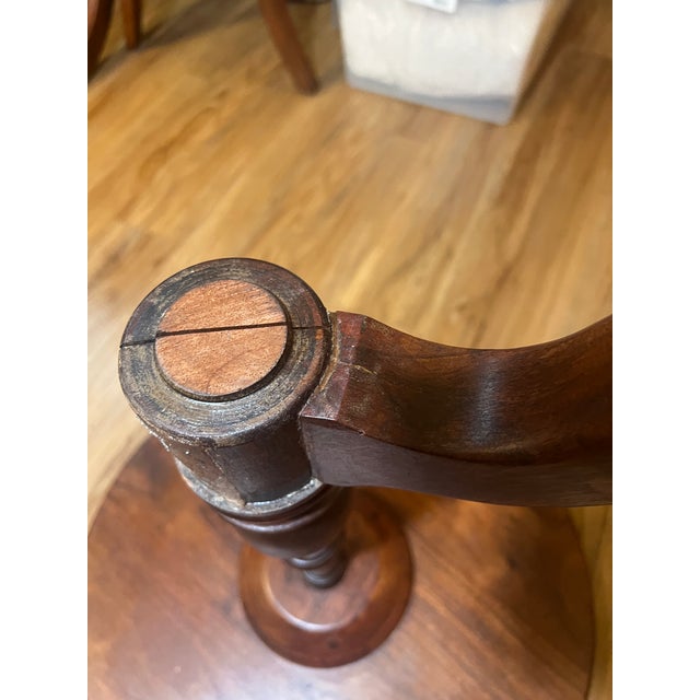 Antique Mahogany Snake-Foot Tripod Candle Table, 19th Century, Regency Tradition For Sale - Image 9 of 16