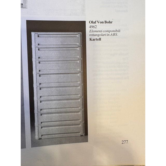 Model 4964 Chest of Drawers by Olaf von Bohr for Kartell, Italy, 1970s, in Good conditions. Designed 1970 to 1979 This...