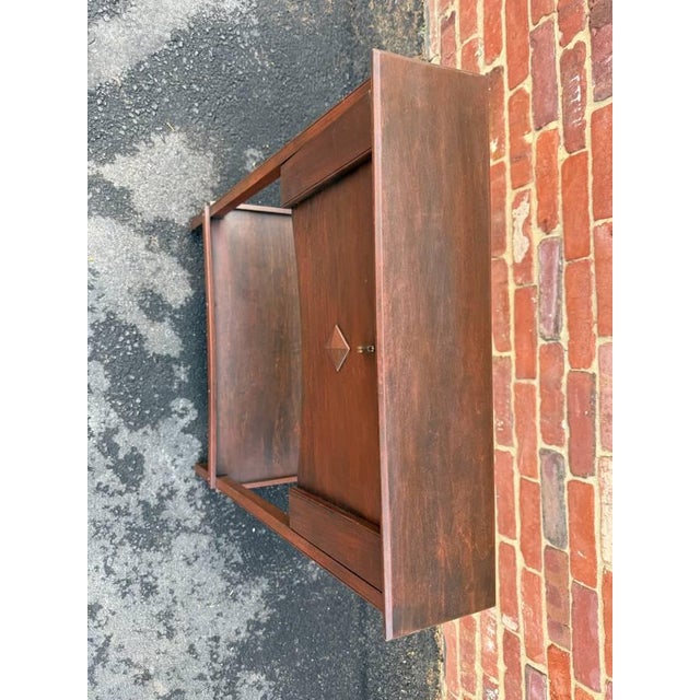 Antique Art Craft Style Metamorphic Side Table For Sale - Image 13 of 18