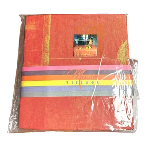 Moutet Tissage French Linen Tablecloth 102”x 49” New