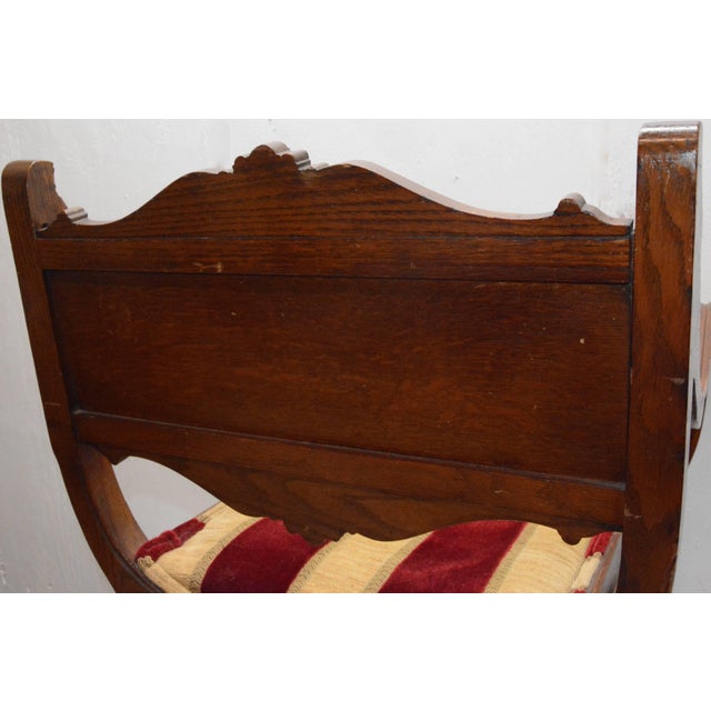 19th Century Campaign Prayer Chair For Sale - Image 9 of 11