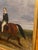 19th Century Equestrian Oil on Canvas For Sale - Image 11 of 11