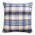 Schumacher Heidi Plaid 20" Pillow In Indigo For Sale