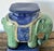 Vintage Glazed Ceramic Elephant Low Stool For Sale - Image 12 of 14