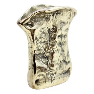 Mid-Century French Bronze Vase For Sale