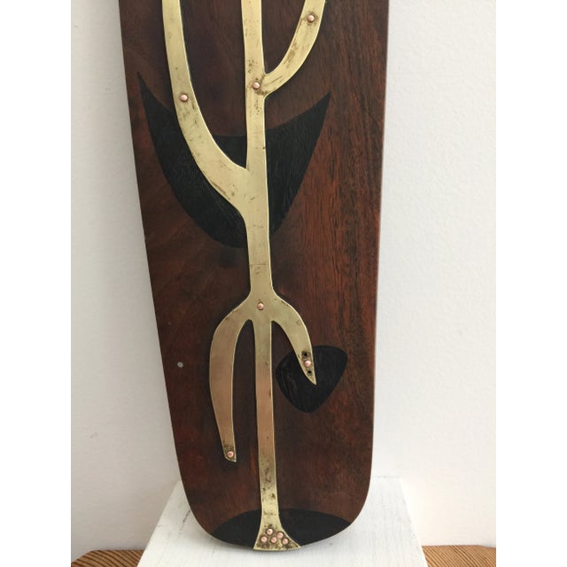 Mid-Century Modern Mid-Century Modern Wall Sculpture For Sale - Image 3 of 9