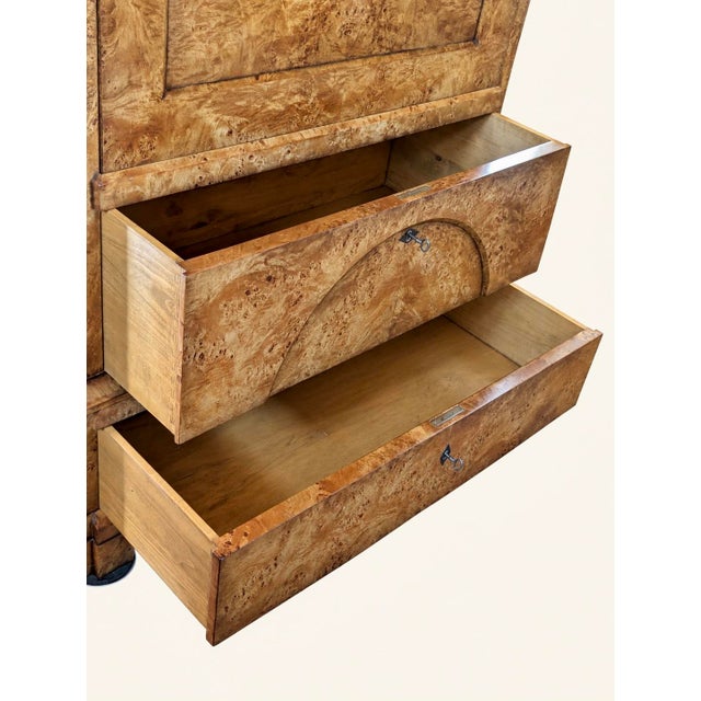 Late 20th Century William Switzer Austrian Biedermeier Secretary Desk Chest For Sale - Image 12 of 14