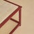 Italian Red Lacquered Wood + Travertine Coffee Table, 1970s For Sale - Image 9 of 12