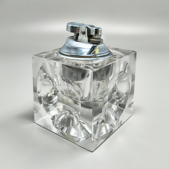 Glass Italian Crystal Glass Smoking Set by Antonio Imperatore, 1970s, Set of 2 For Sale - Image 7 of 10
