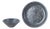 Stoneware Bowls with Dark Blue Glaze by Ingrid Atterberg for Upsala-Ekeby, 1960s, Set of 2 For Sale