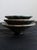 Blue Vintage Modernist Abstract Hand-Thrown Ceramic Bowls, 1990s, Set of 3 For Sale - Image 8 of 13