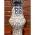Antique Late Qing Chinese Blue White Double Happiness Vase 15" w Stand For Sale In San Francisco - Image 6 of 6