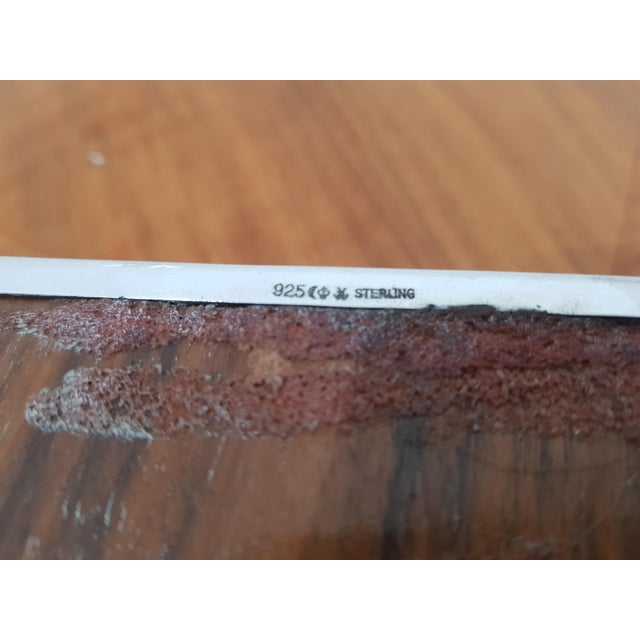 Metal Silver Cigar Box in 925 Silver For Sale - Image 7 of 9