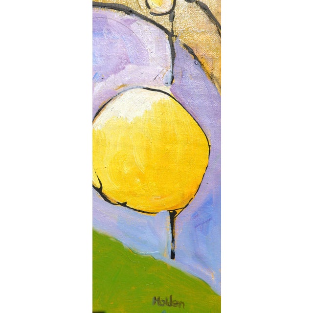 Contemporary "Max" Framed Oil Painting by Martha Holden For Sale - Image 3 of 7